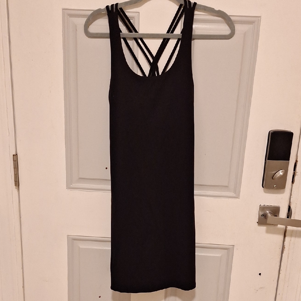 Mono B Black Backless Dress